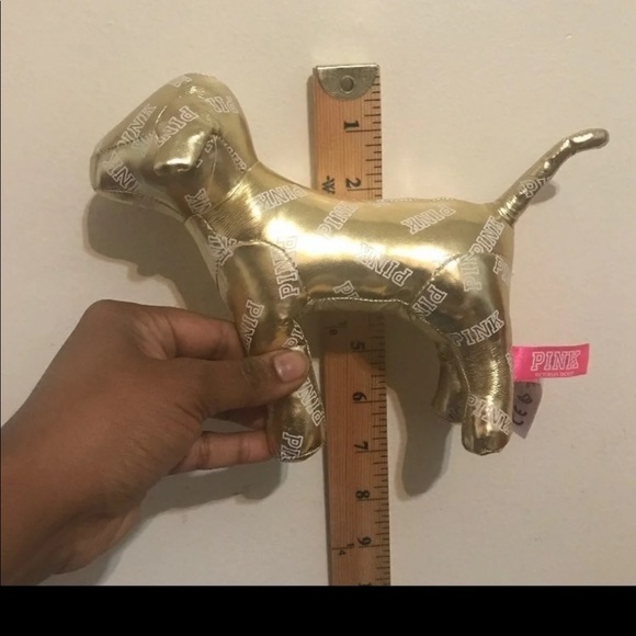 VS Pink gold plush dog - Picture 6 of 6